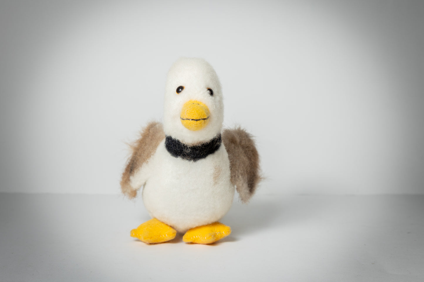 100% Baby Alpaka Felltiere "Ente" 16 cm Flauschiges & handgefertigtes