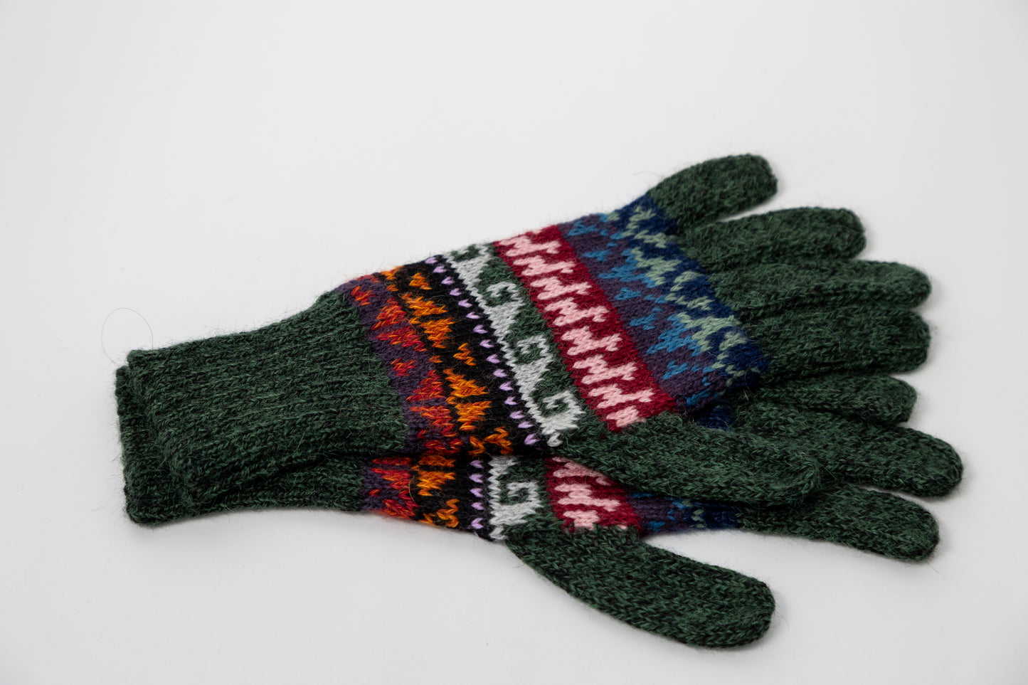 Gants en laine d'alpaga modèle Pérou