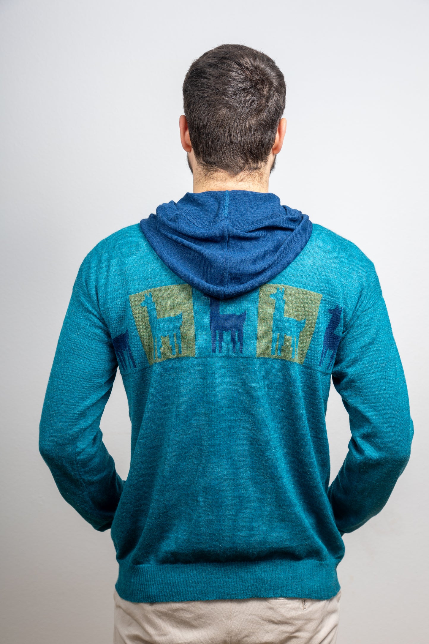 Pull en alpaga modèle "Chasky" en 100% baby alpaga