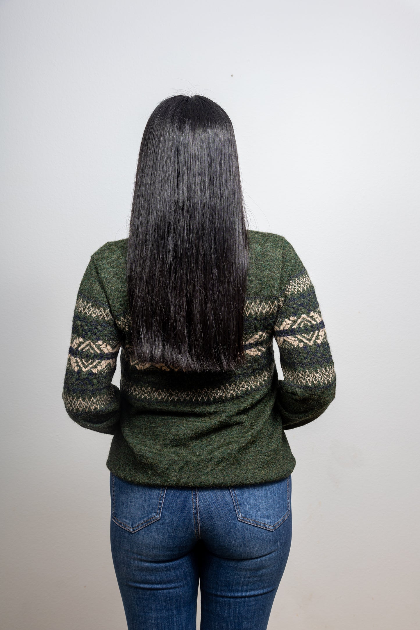 Pull en alpaga modèle "Arequipa"