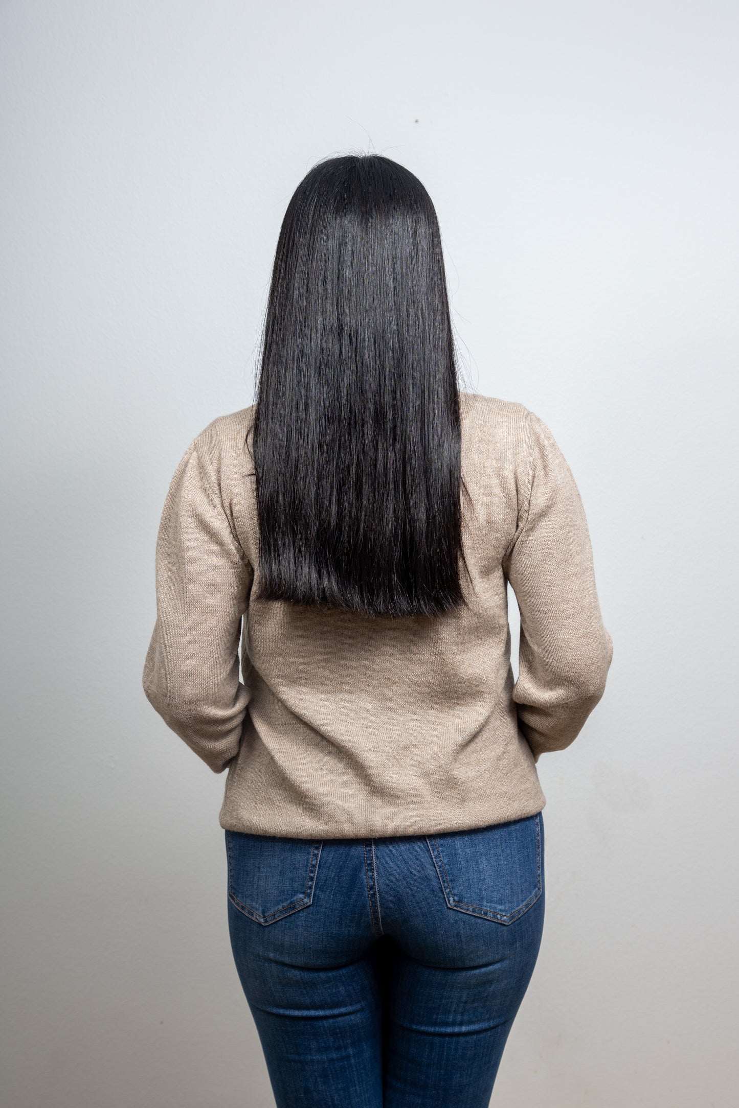 Pull en alpaga modèle "Basic" en 100% baby alpaga