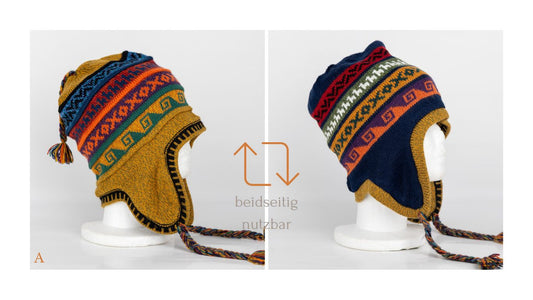 Bonnet en Alpaga Modèle Pérou