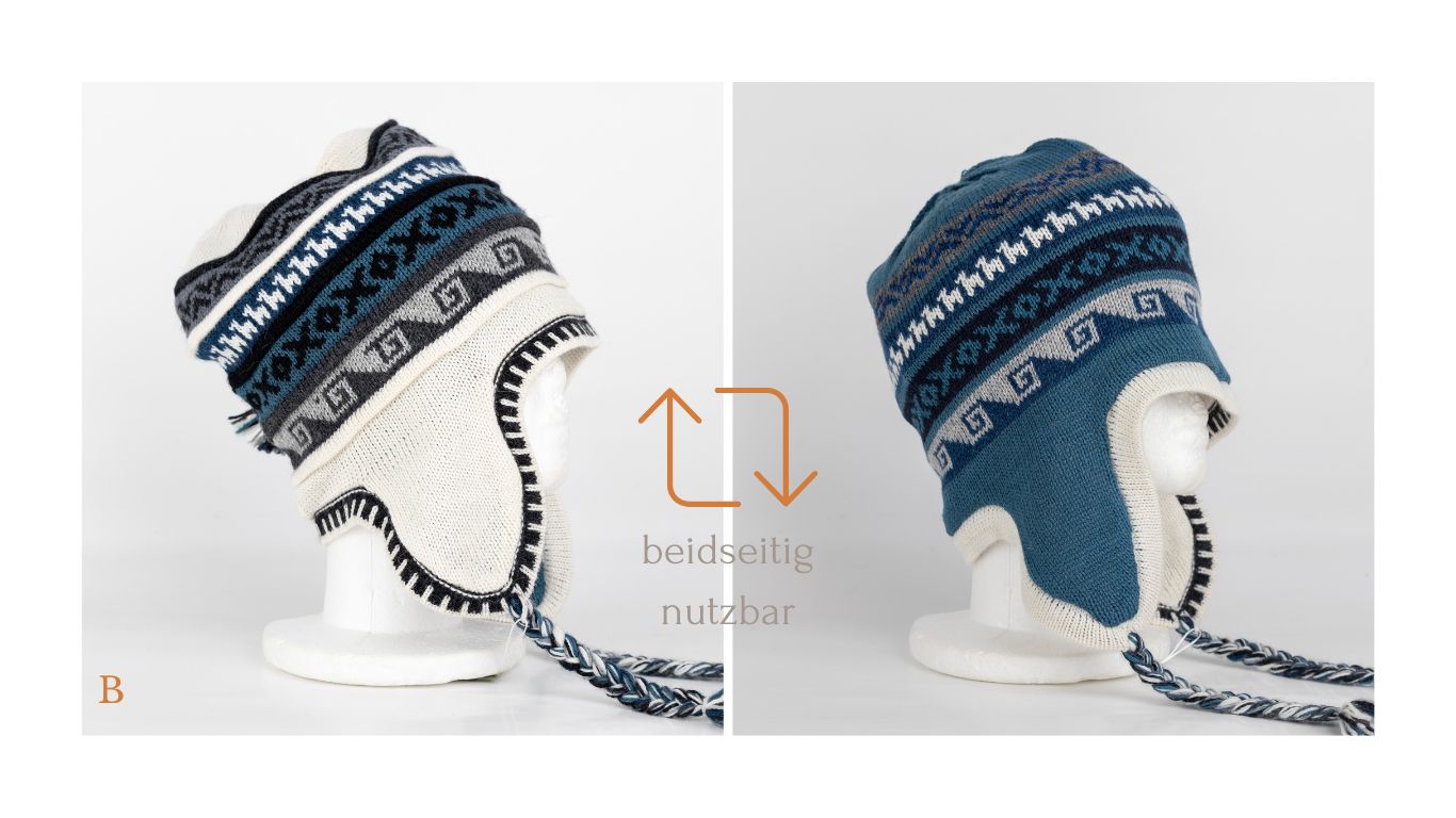 Bonnet en Alpaga Modèle Pérou