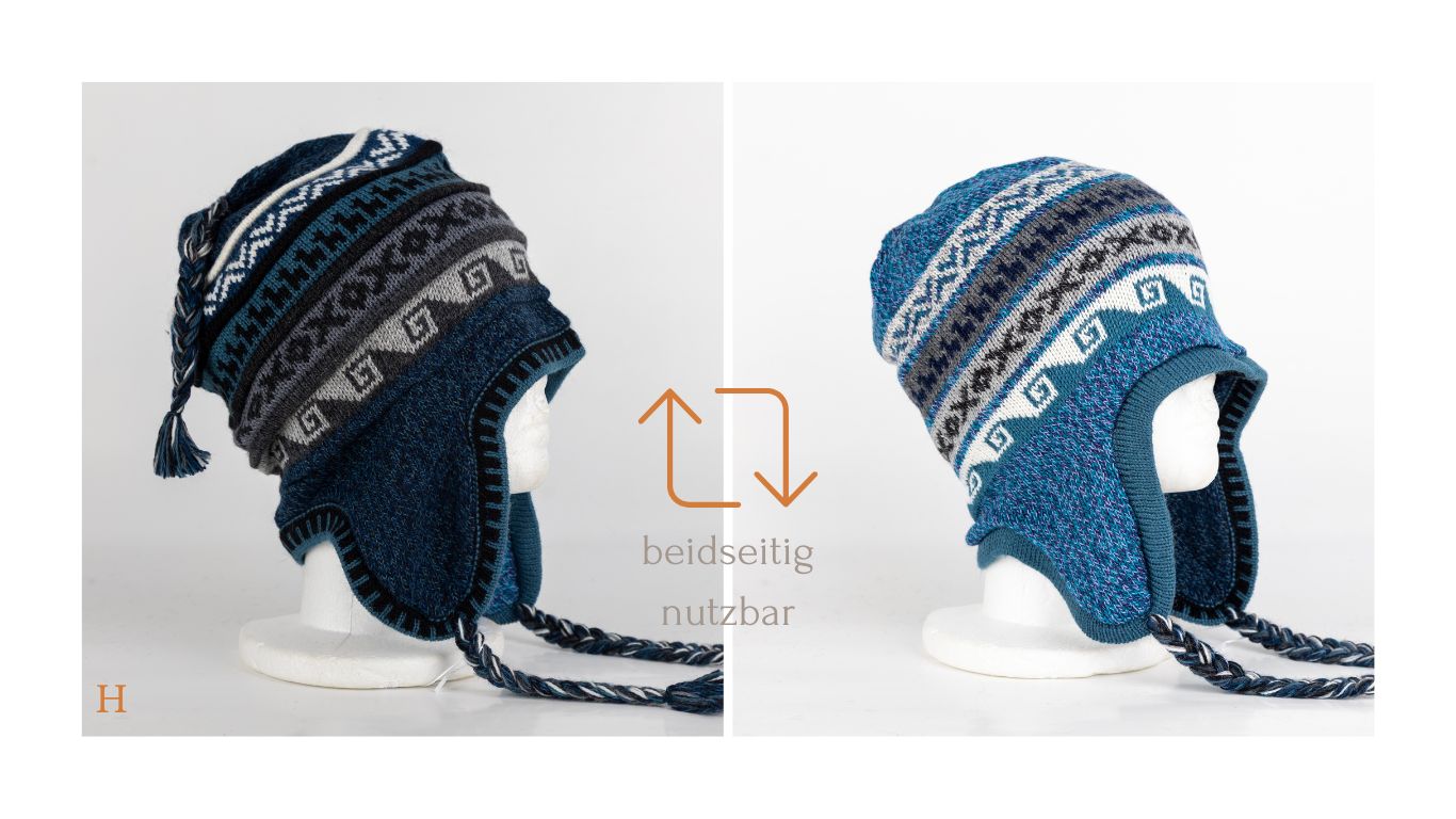 Bonnet en Alpaga Modèle Pérou