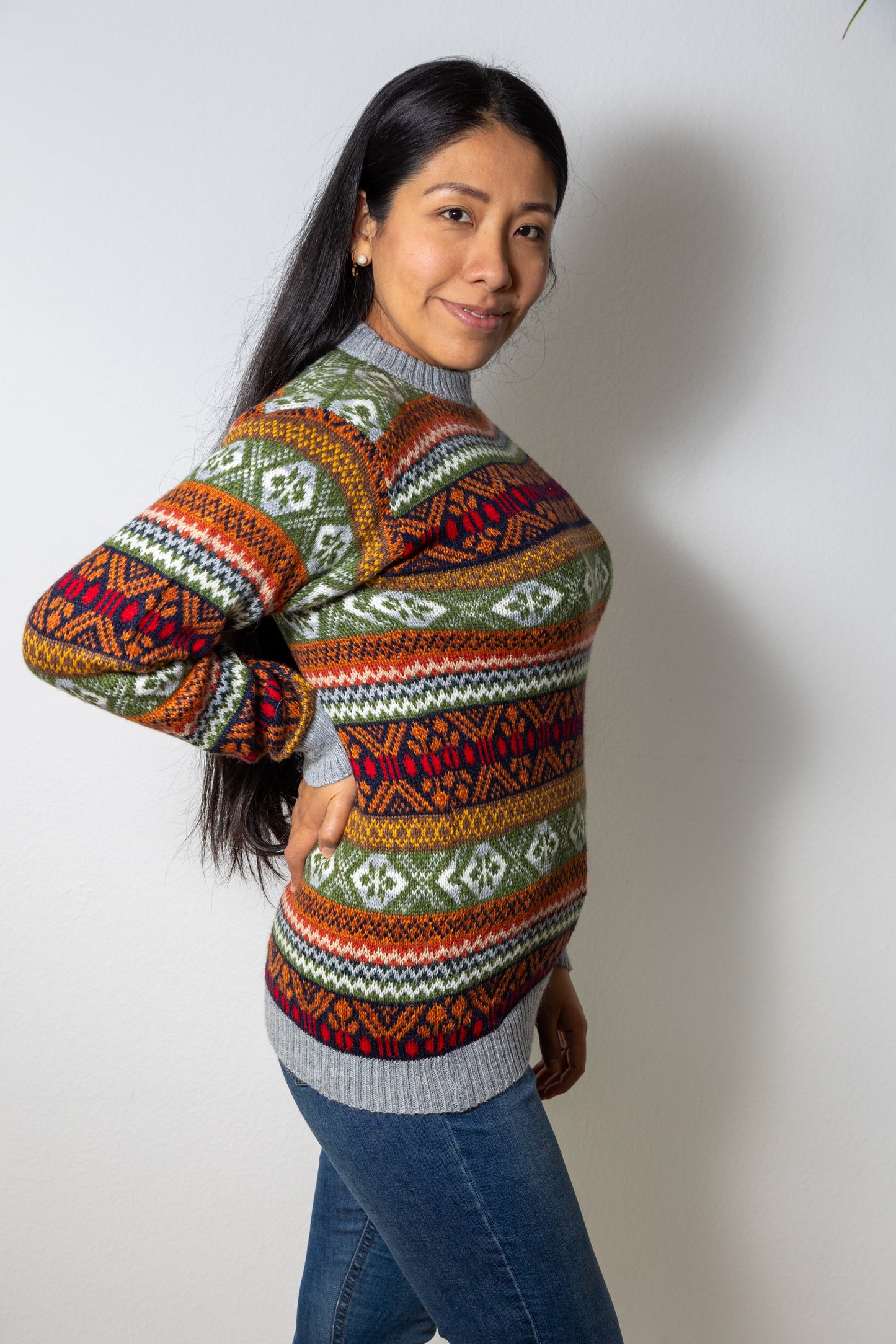 Alpaka Pullover Model "Cusco", für Damen und Herren