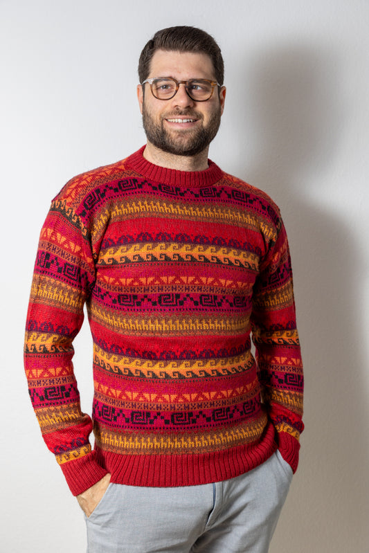 Alpaka Pullover Model "Cusco", für Damen und Herren