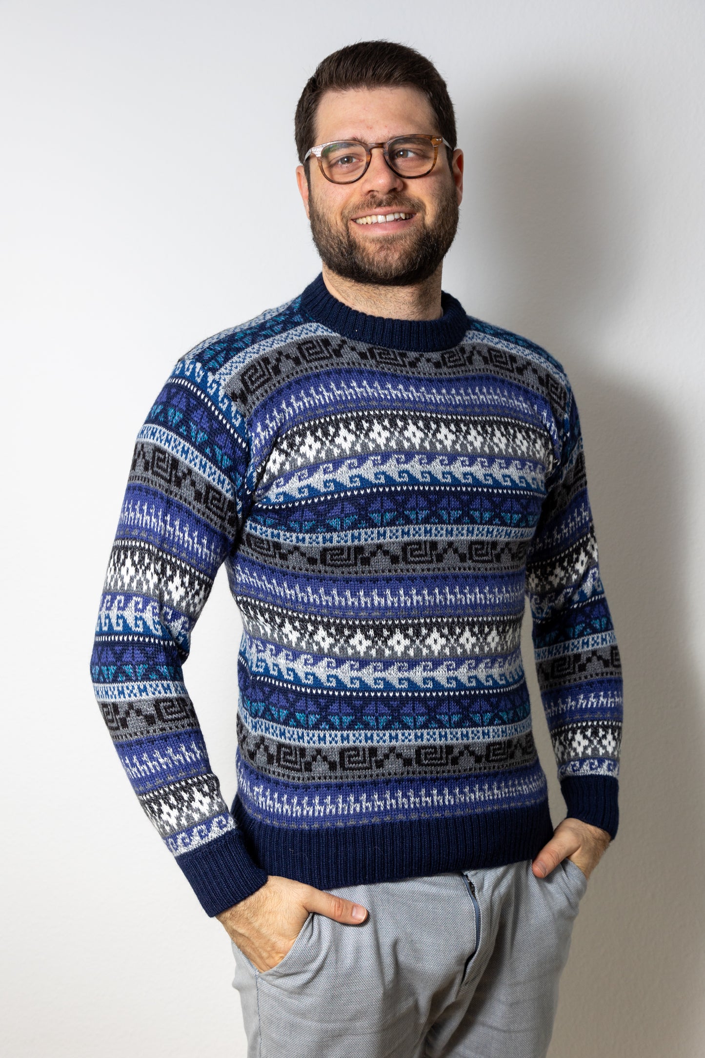 Alpaka Pullover Model "Cusco", für Damen und Herren