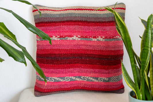Handgewebtes Peruanisches Frazada-Kissen Model Zoncon