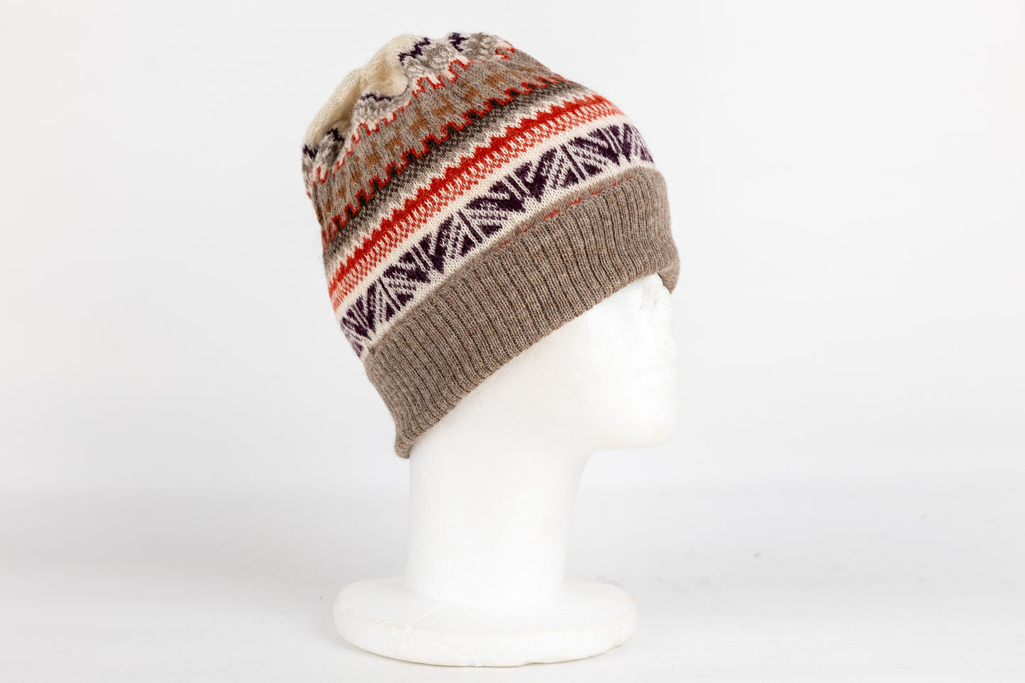 Mütze aus 100% Alpaka Model Jacquard