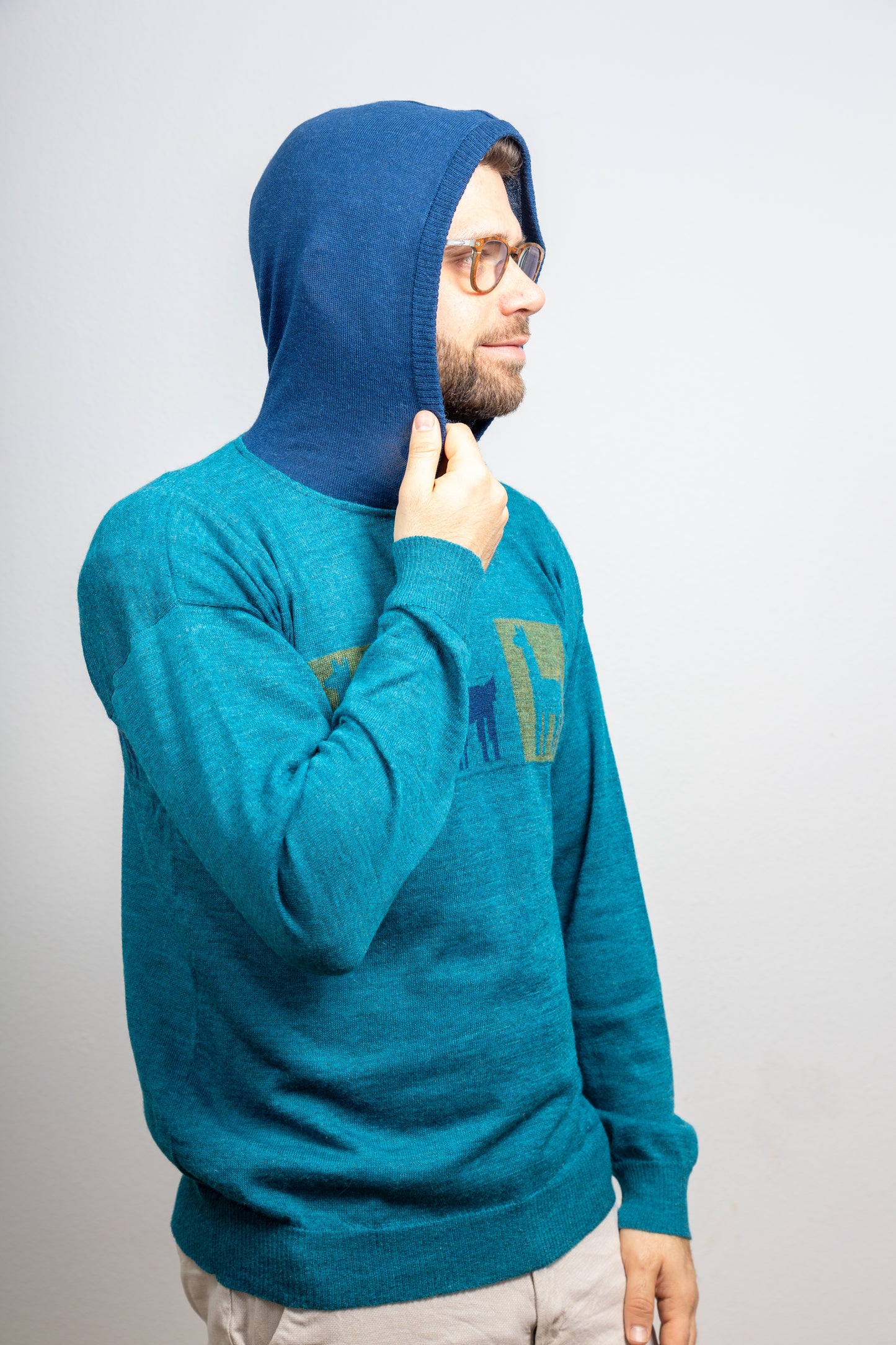 Alpaka Pullover Model "Chasky" aus 100% Baby Alpaka