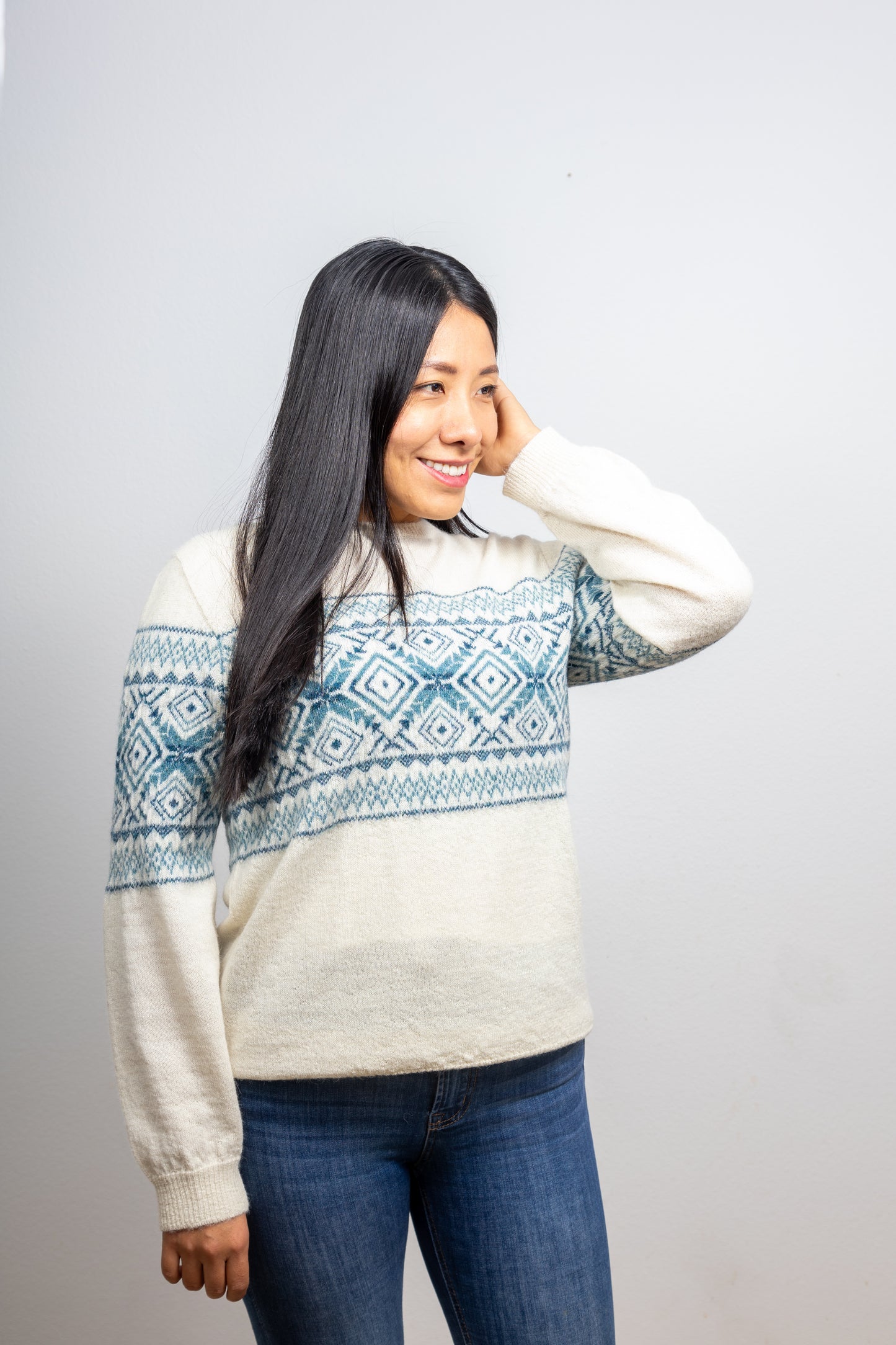 Alpaka Pullover Model "Arequipa"