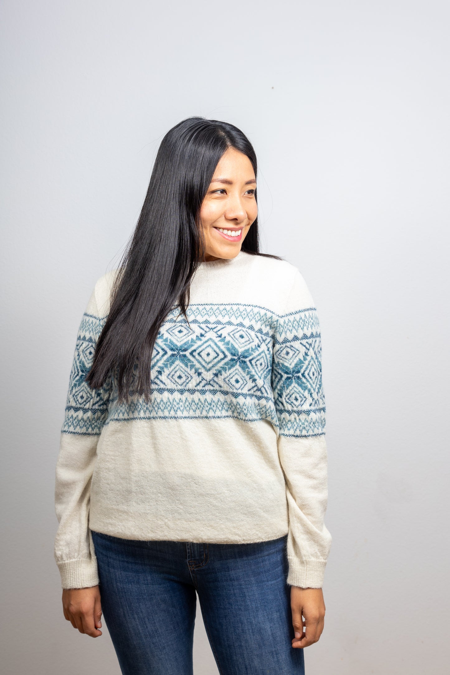 Alpaka Pullover Model "Arequipa"