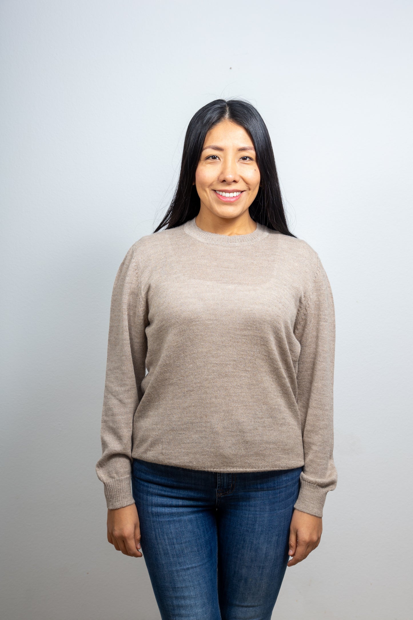 Alpaka Pullover Model "Basic" aus 100% Baby Alpaka