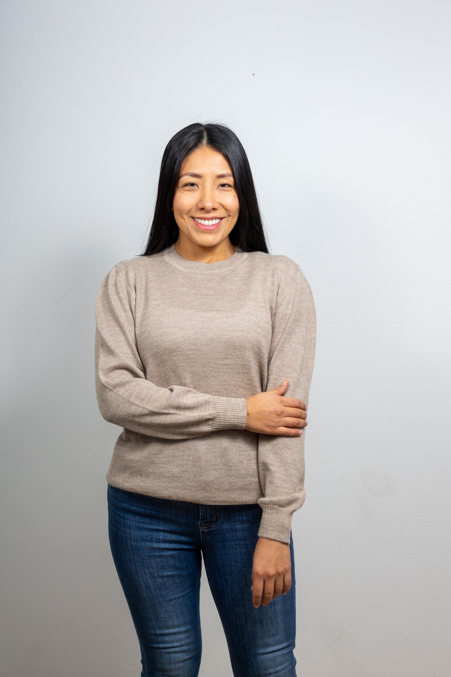 Alpaka Pullover Model "Basic" aus 100% Baby Alpaka