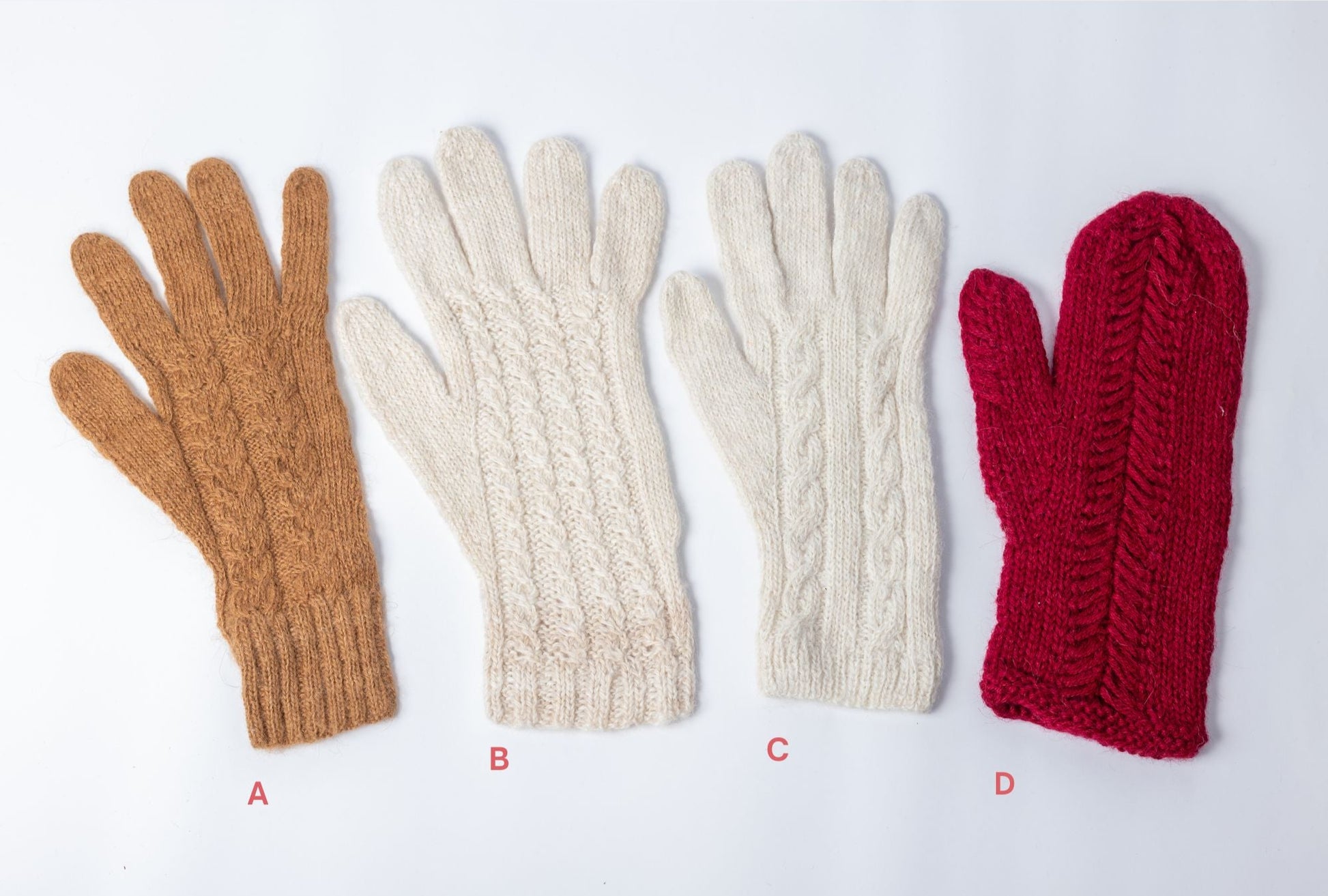 alpaka fingerlose handschuhe Alpaka Fingerlose Handschuhe mit Kappe – Mama Rosa Alpaka